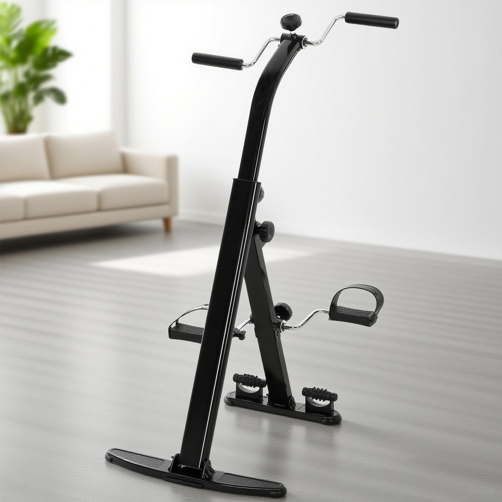 Seated Pedal Exerciser, Foldable Leg Exercise Bike With LCD Monitor For Seniors Elderly, Rehabilitation Recovery Therapy_voghion.com